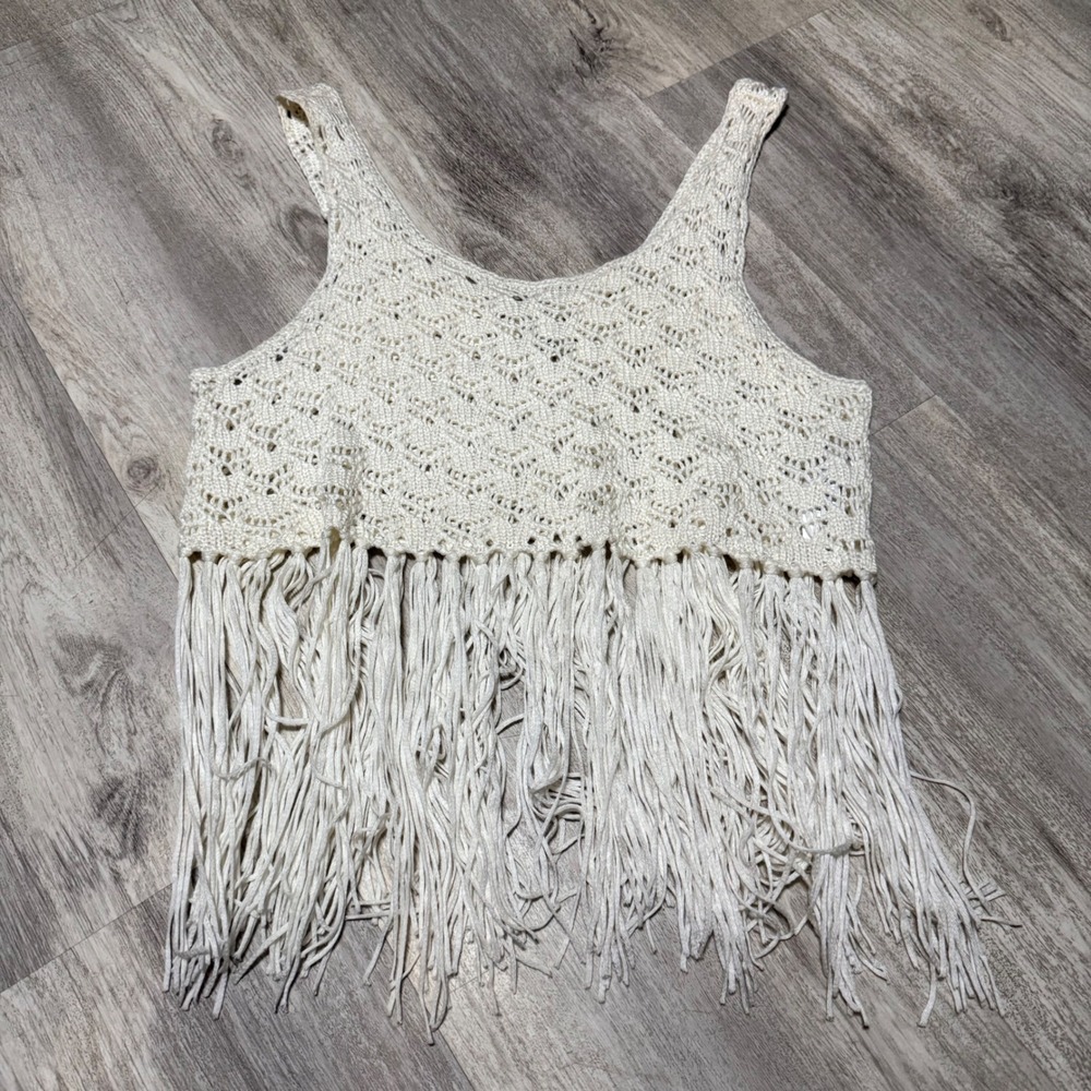 Forever 21‎ Boho small knit tank cover top